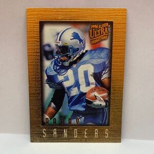 1996 Fleer Ultra Sensations Gold Barry Sanders Lions #36 (017)